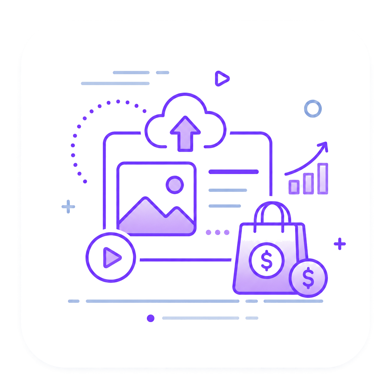 Upload and start selling